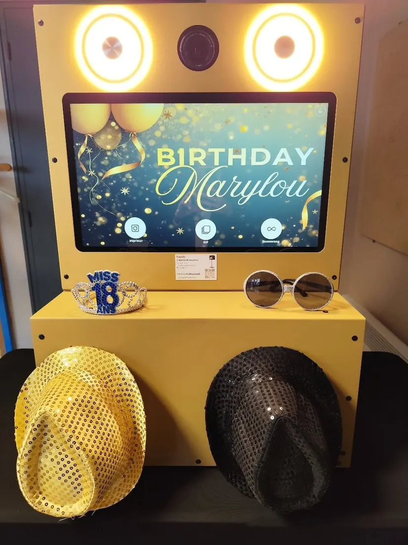 Borne d'anniversaire personnalisée